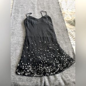 Abercrombie and finch cocktail dress with sequins
